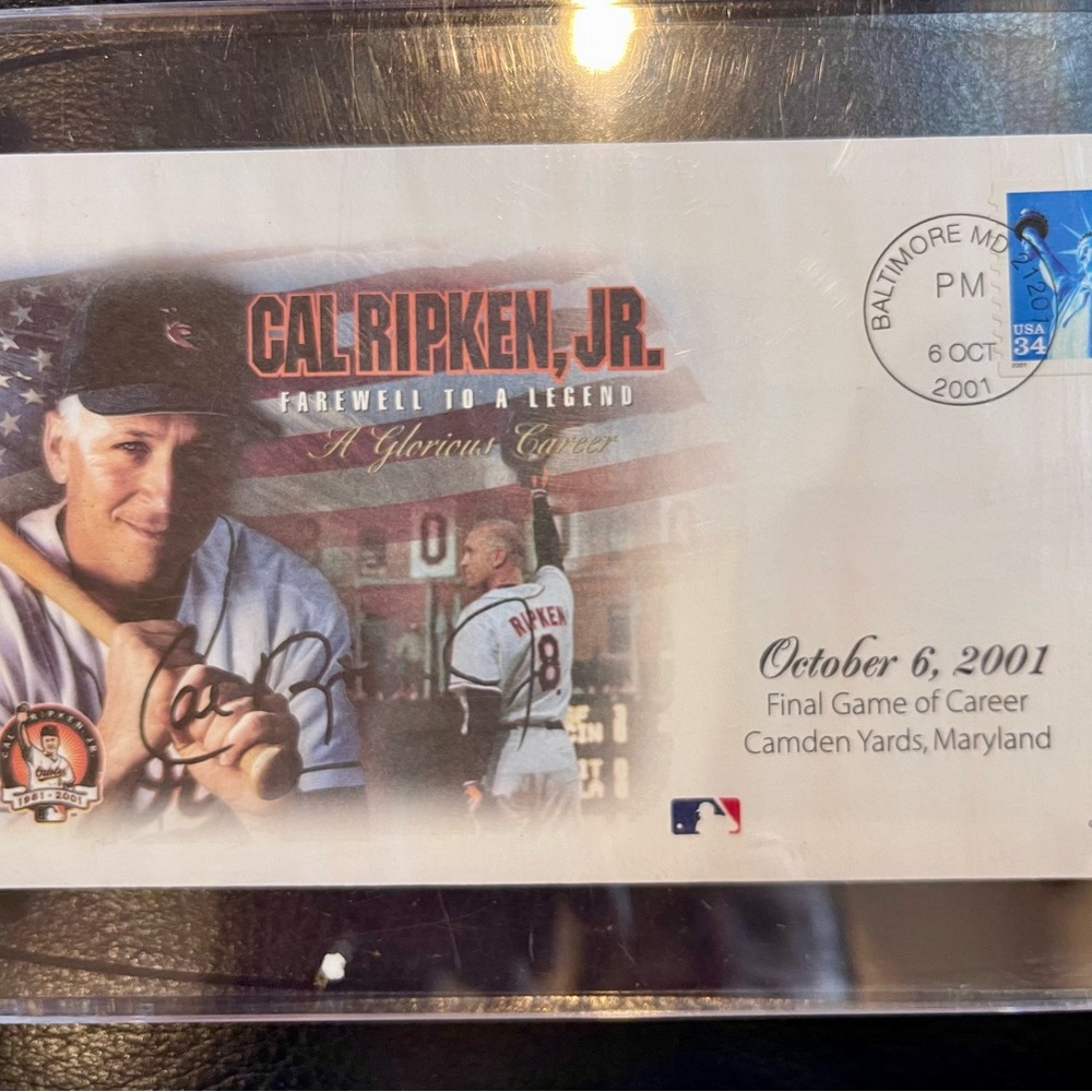 Cal Ripken Jr. Farewell Game Collectible Envelope